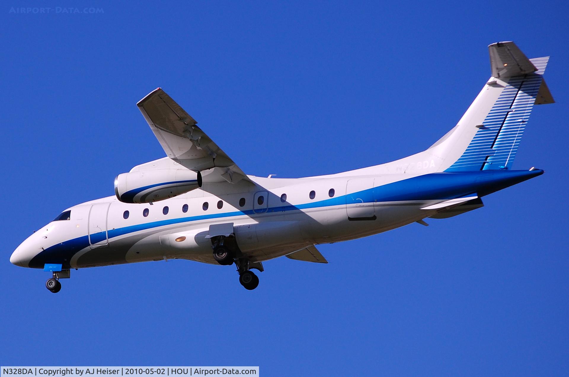N328DA, 2001 Fairchild Dornier 328-300 328JET C/N 3171, Short final 30L