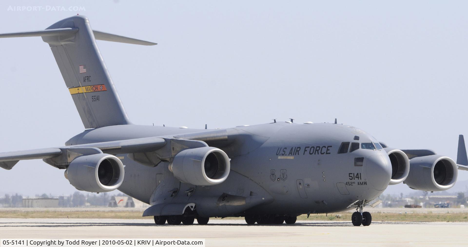 05-5141, 2007 Boeing C-17A Globemaster III C/N P-141, March Field Airfest 2010