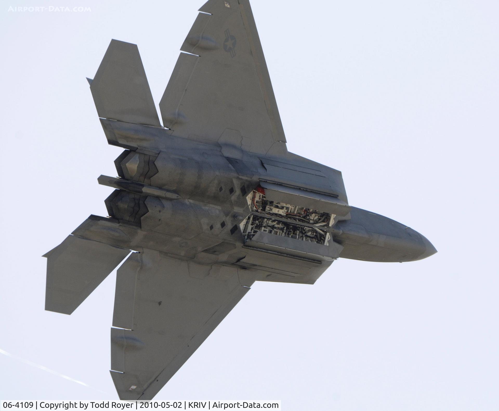 06-4109, Lockheed Martin F-22A Raptor C/N 4109, March Field Airfest 2010