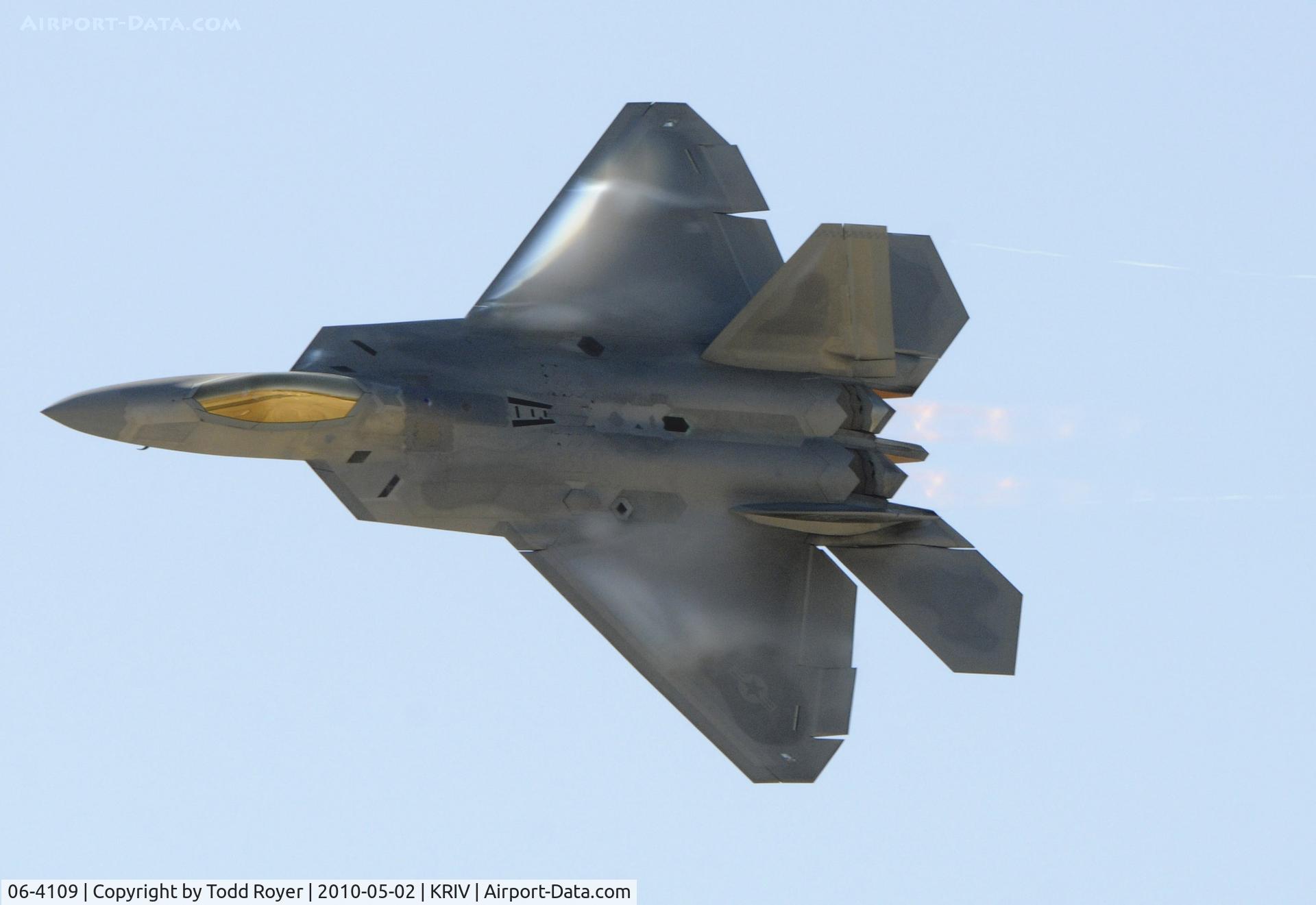 06-4109, Lockheed Martin F-22A Raptor C/N 4109, March Field Airfest 2010