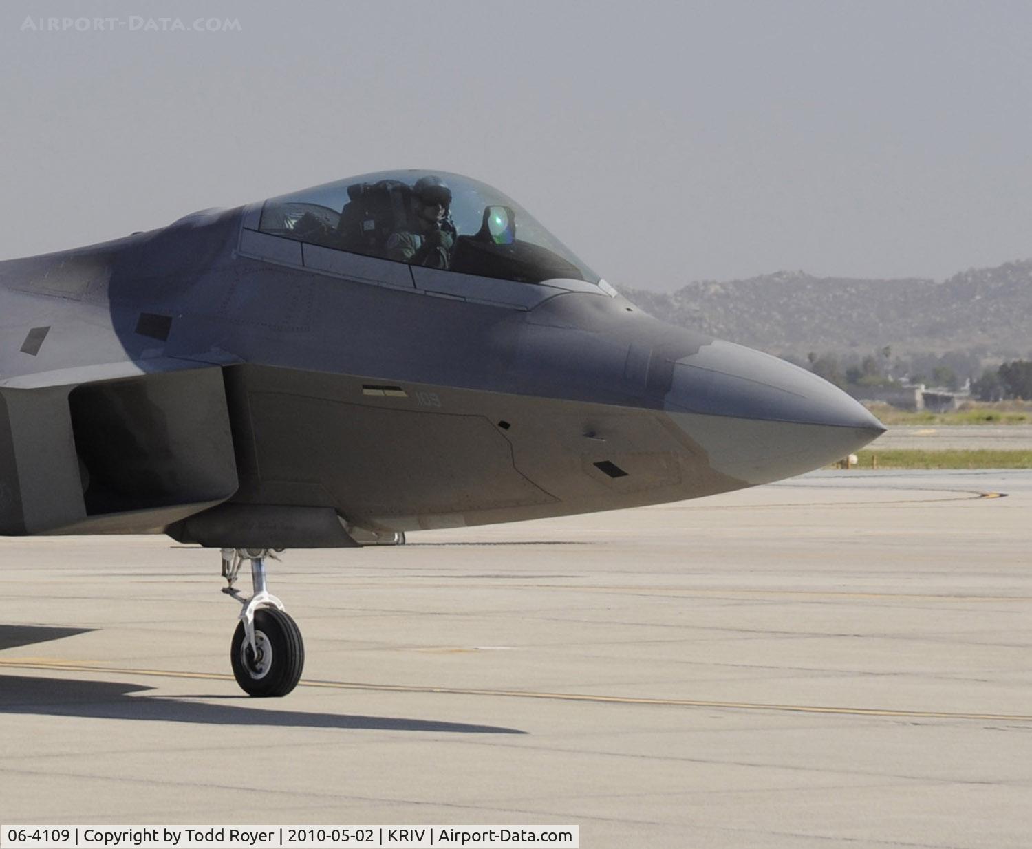 06-4109, Lockheed Martin F-22A Raptor C/N 4109, March Field Airfest 2010