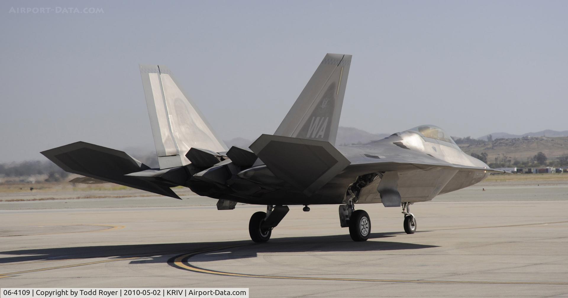 06-4109, Lockheed Martin F-22A Raptor C/N 4109, March Field Airfest 2010