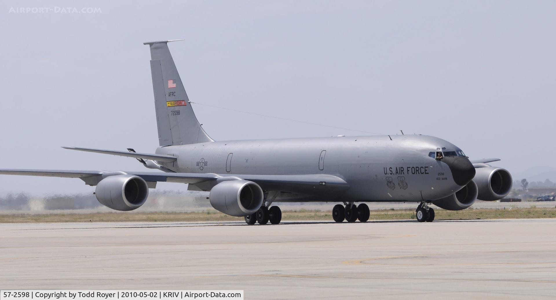 57-2598, 1957 Boeing KC-135R Stratotanker C/N 17734, March Field Airfest 2010