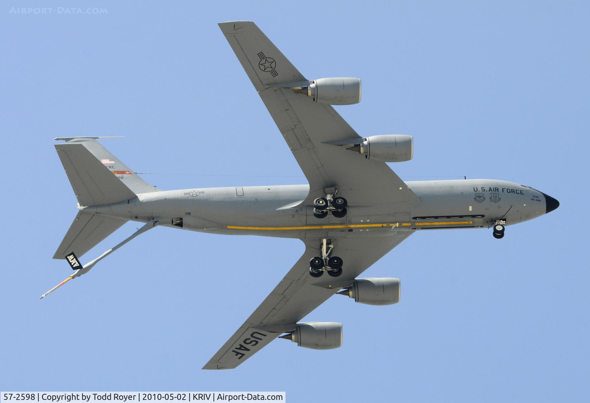 57-2598, 1957 Boeing KC-135R Stratotanker C/N 17734, March Field Airfest 2010