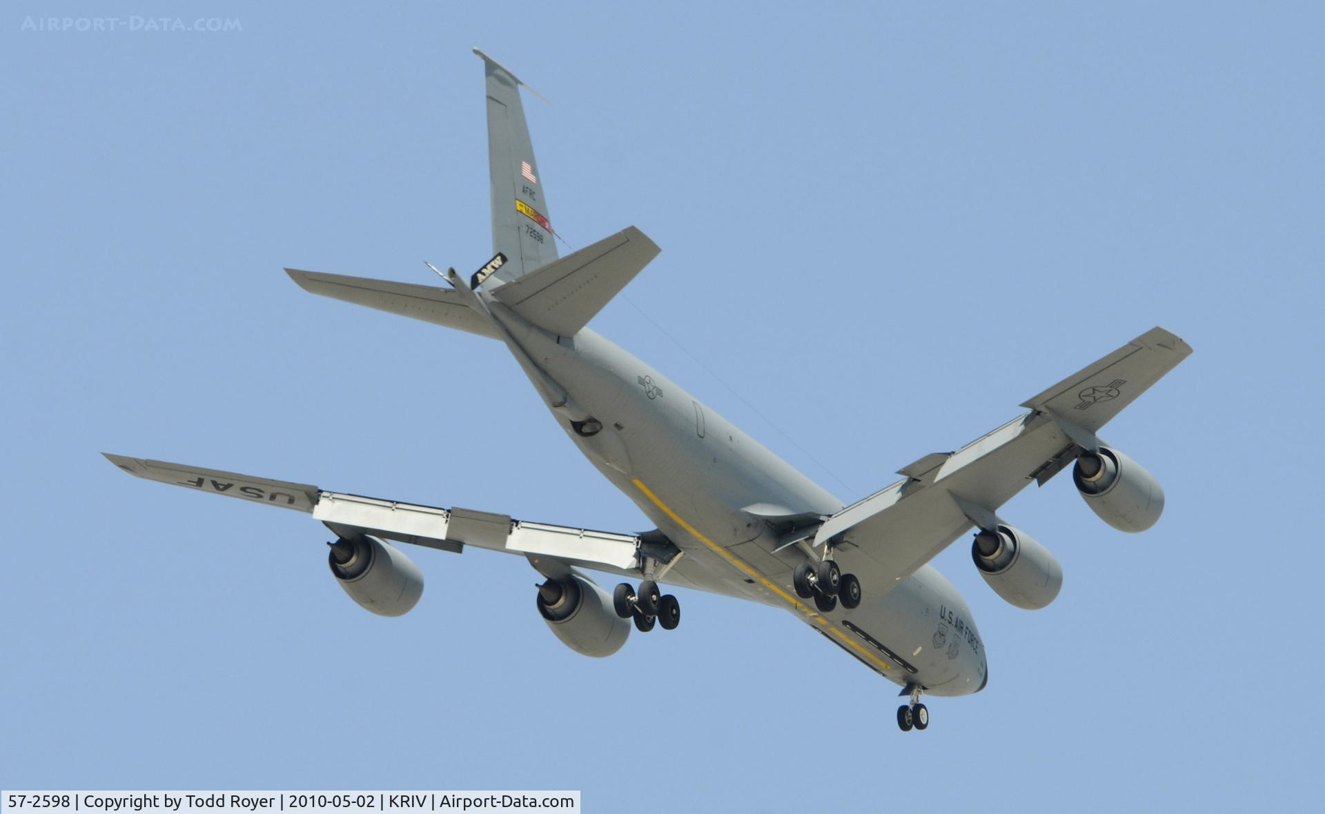 57-2598, 1957 Boeing KC-135R Stratotanker C/N 17734, March Field Airfest 2010