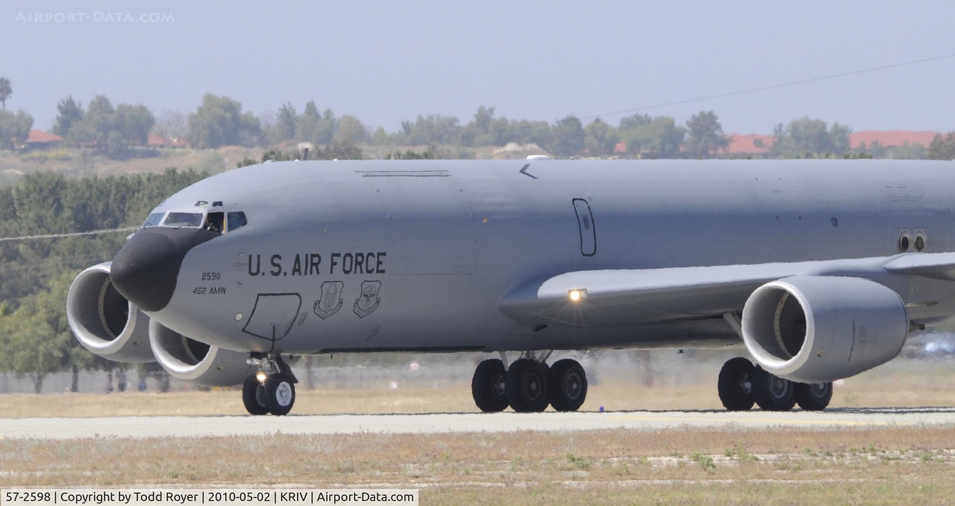 57-2598, 1957 Boeing KC-135R Stratotanker C/N 17734, March Field Airfest 2010