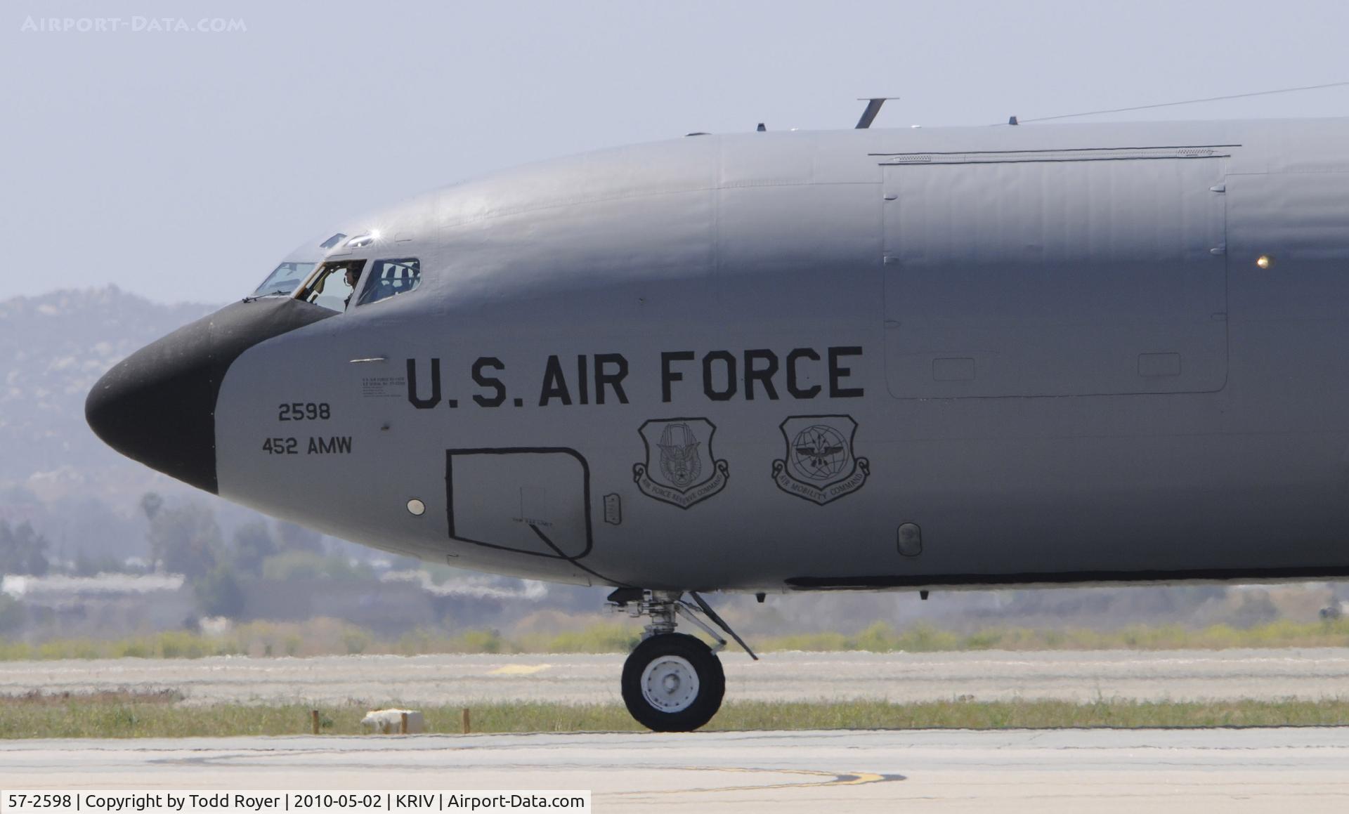 57-2598, 1957 Boeing KC-135R Stratotanker C/N 17734, March Field Airfest 2010