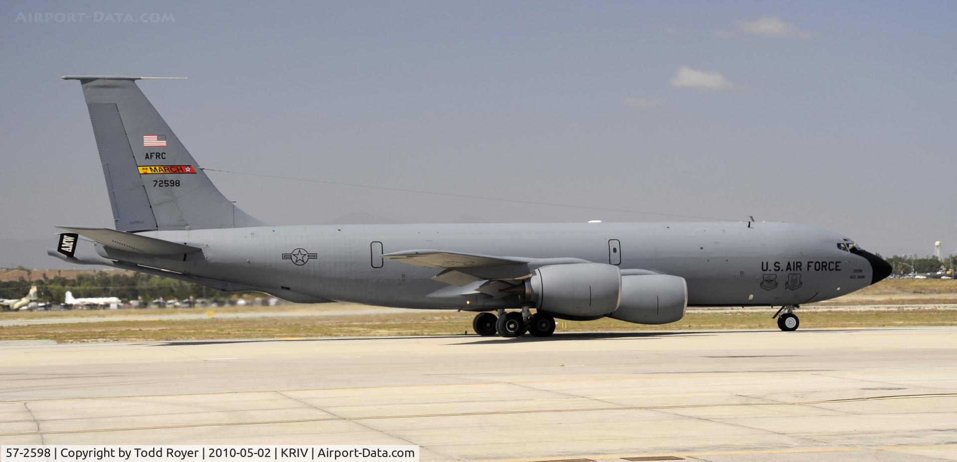57-2598, 1957 Boeing KC-135R Stratotanker C/N 17734, March Field Airfest 2010