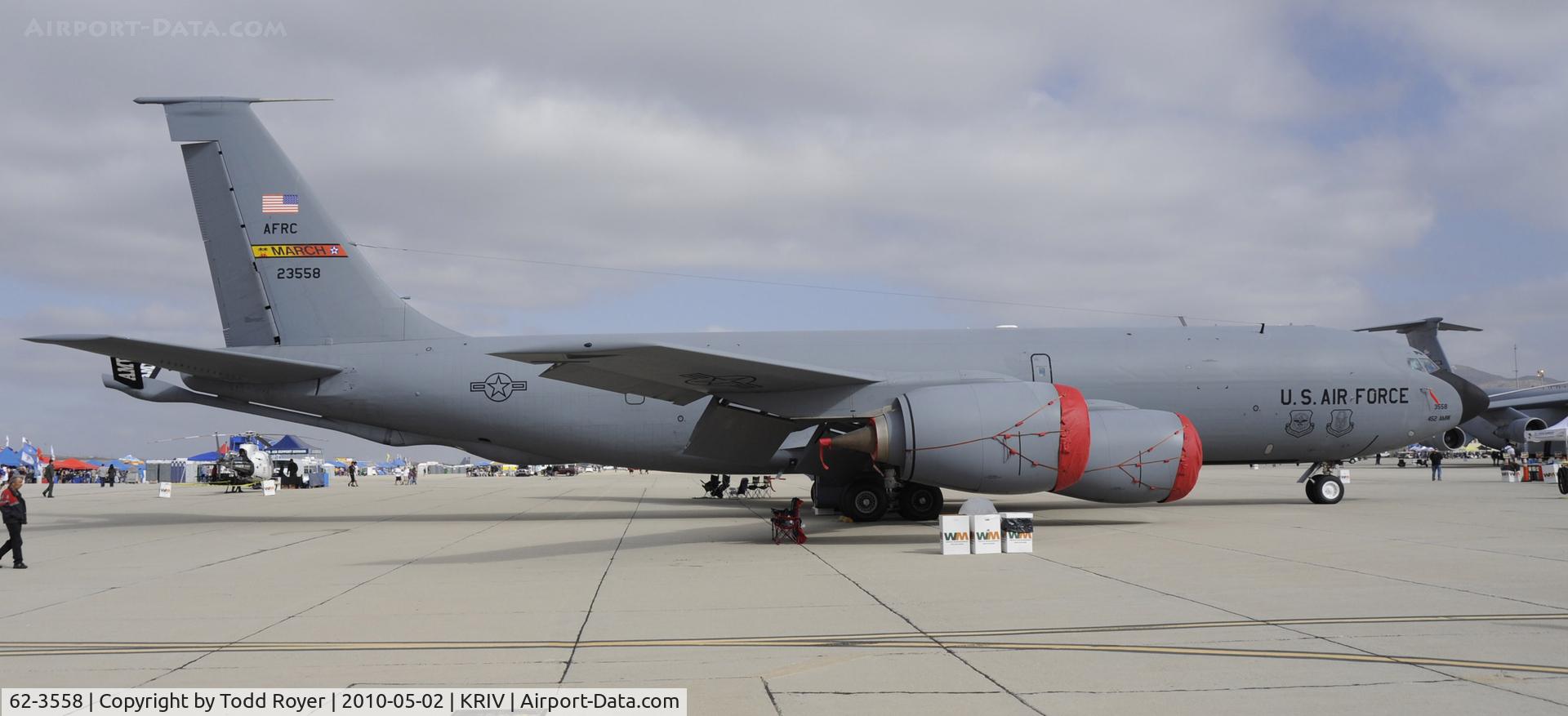 62-3558, 1962 Boeing KC-135R Stratotanker C/N 18541, March Field Airfest 2010