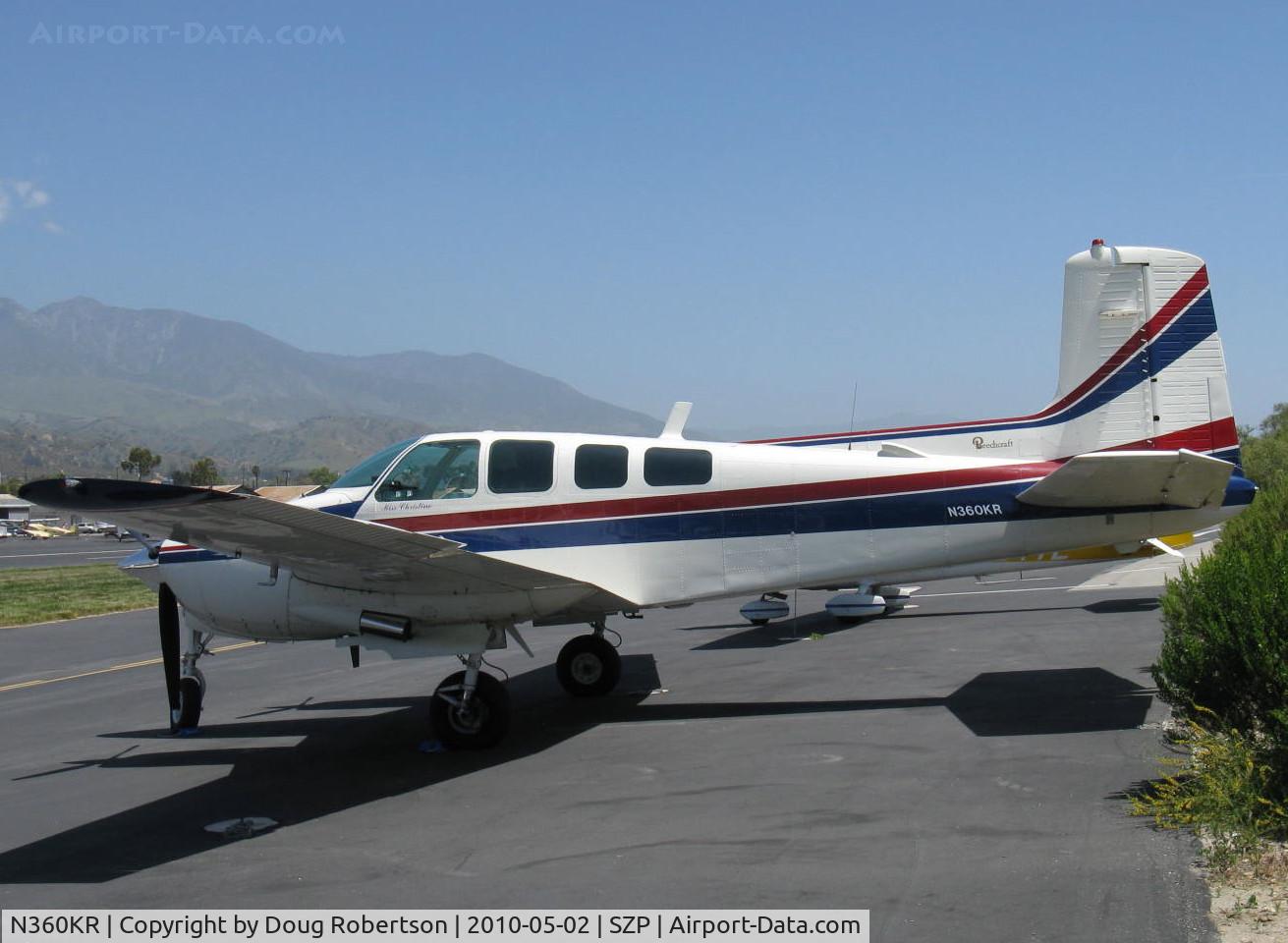 N360KR, 1961 Beech D50E Twin Bonanza C/N DH-320, 1961 Beech D50E TWIN BONANZA 'Miss Christine', two Lycoming GO-480-G2F6 295 Hp each, three-blade Hartzell props