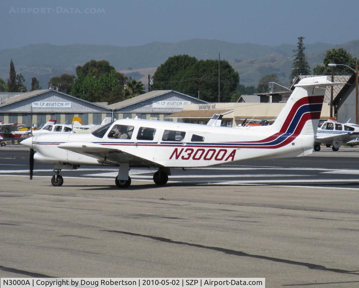 N3000A, 1978 Piper PA-32RT-300T Turbo Lance II C/N 32R-7887287, 1978 Piper PA-32RT-300T TURBO LANCE II, two Lycoming TIO-540-S1AD 300 Hp each, taxi