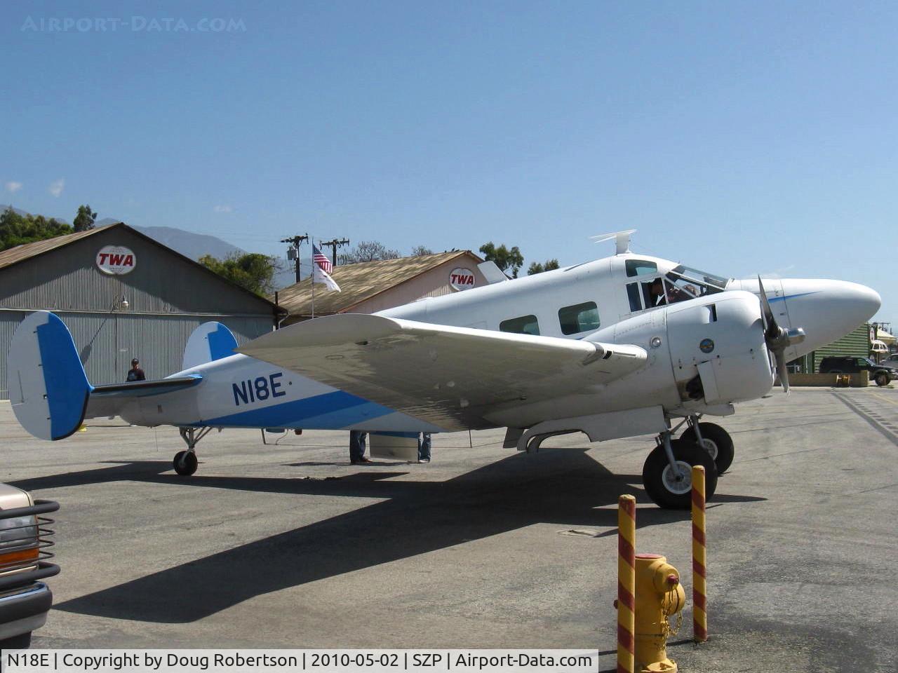 N18E, 1958 Beech E18S C/N BA-383, 1958 Beech SUPER E18S, two P&W R-985 Wasp Jr. 450 Hp each
