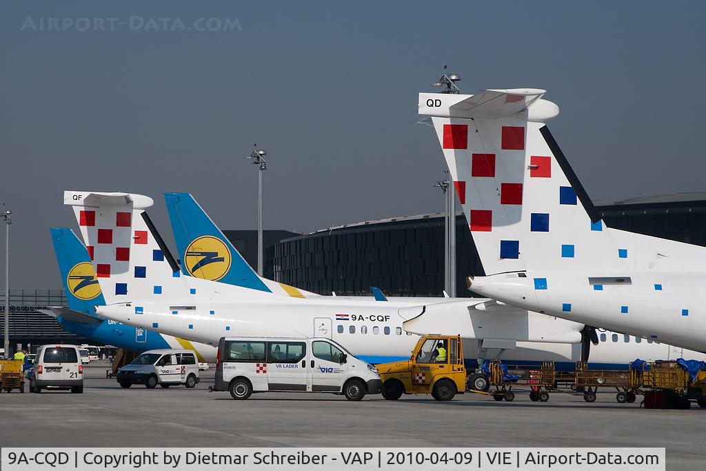 9A-CQD, 2009 De Havilland Canada DHC-8-402Q Dash 8 C/N 4260, Croatia Airlines Dash 8-400