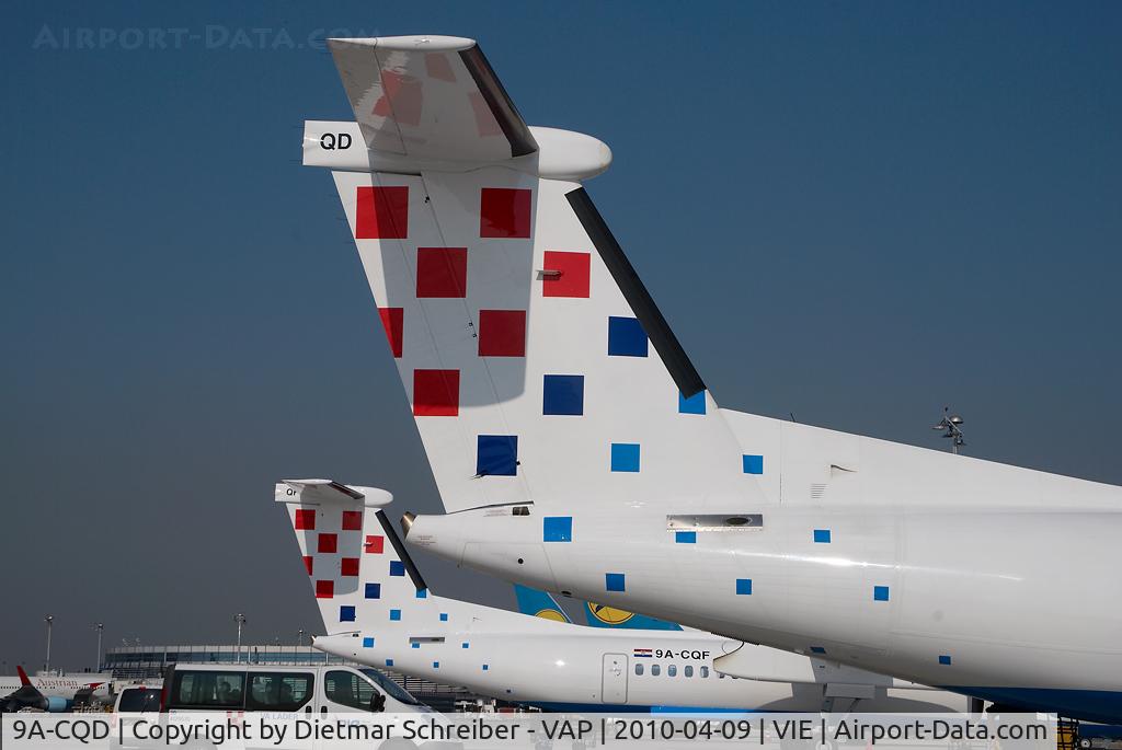 9A-CQD, 2009 De Havilland Canada DHC-8-402Q Dash 8 C/N 4260, Croatia Airlines Dash 8-400