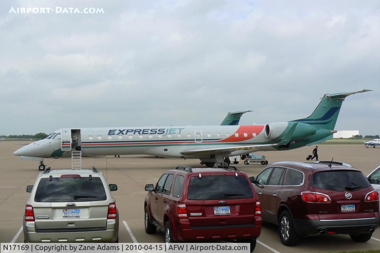 N17169, 2004 Embraer ERJ-145XR (EMB-145XR) C/N 14500844, At Fort Worth Alliance Airport - In town for NASCAR