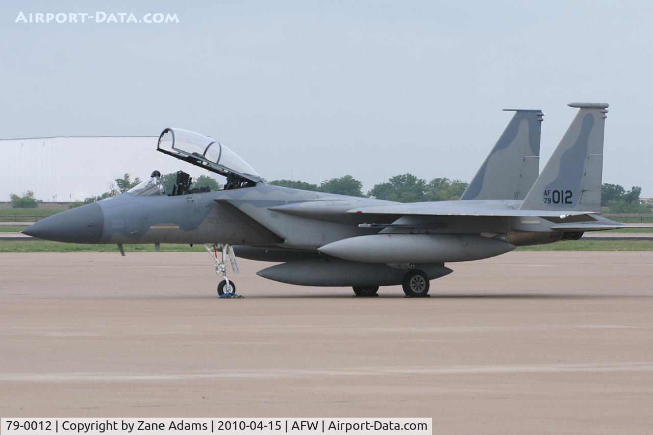 79-0012, 1979 McDonnell Douglas F-15D Eagle C/N 0609/D023, At Fort Worth Alliance Airport
