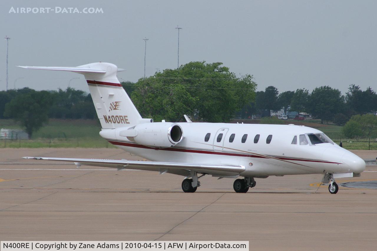 N400RE, 1991 Cessna 650 C/N 650-0199, At Fort Worth Alliance Airport - In town for NASCAR