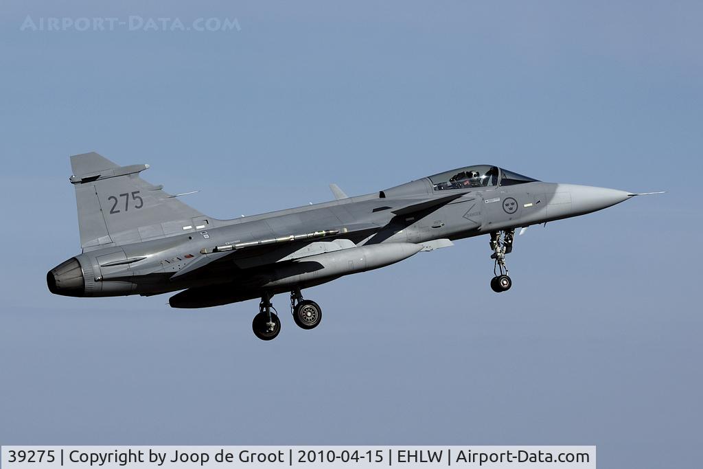 39275, Saab JAS-39C Gripen C/N 39275, Swedish participant in the Frisian Flag exercise.
