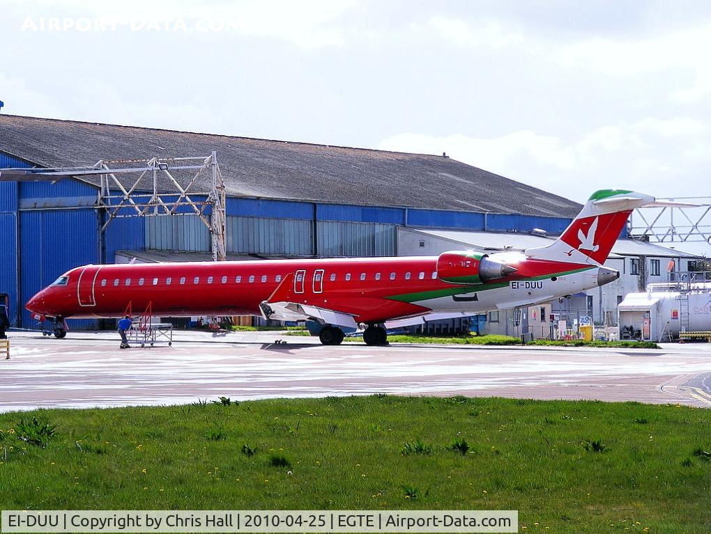 EI-DUU, 2007 Canadair CRJ-900X (CL-600-2D24) C/N 15102, ex MyAir