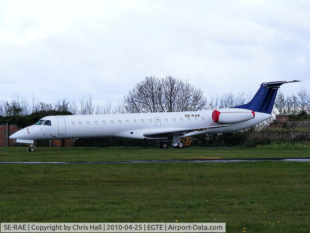 SE-RAE, 2001 Embraer EMB-145EU (ERJ-145EU) C/N 145482, City Airline Embraer EMB-145EU, ex G-EMBV, stored at Exeter