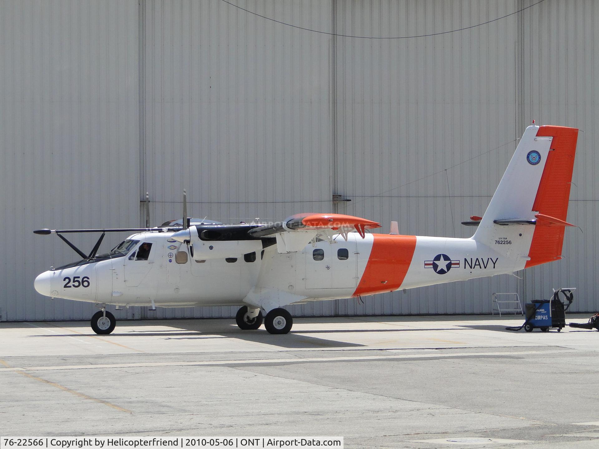 76-22566, 1976 De Havilland Canada UV-18A Twin Otter C/N 496, Preparing to leave Ontario, also reigestered with the Navy as N83NX UV-18A 