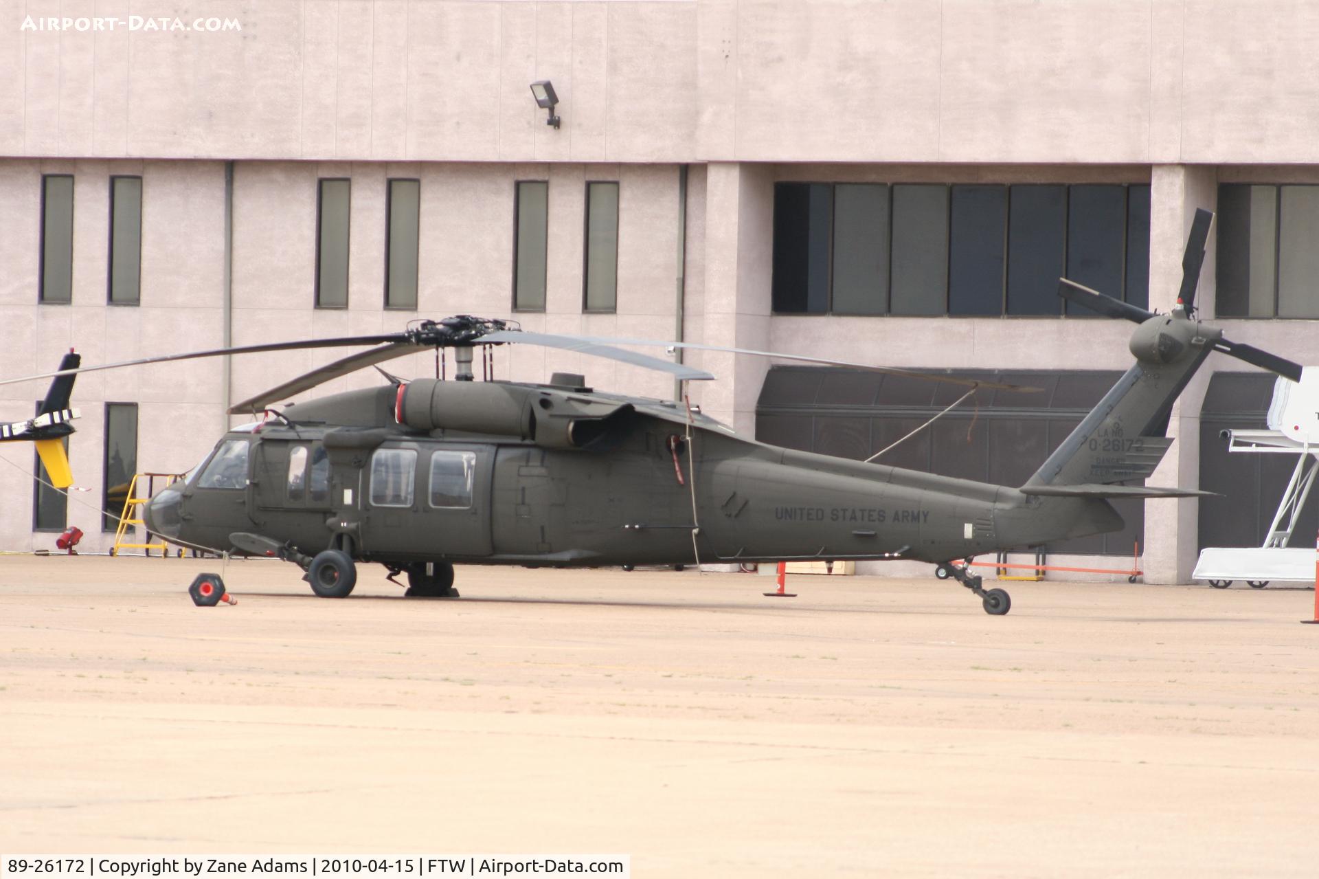 89-26172, 1989 Sikorsky UH-60A Black Hawk C/N 70-1419, At Fort Worth Meacham Field