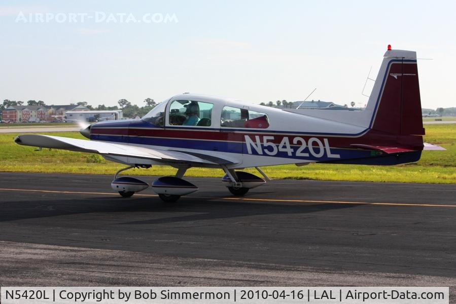 N5420L, 1974 Grumman American AA-5 Traveler C/N AA5-0510, Sun N Fun 2010