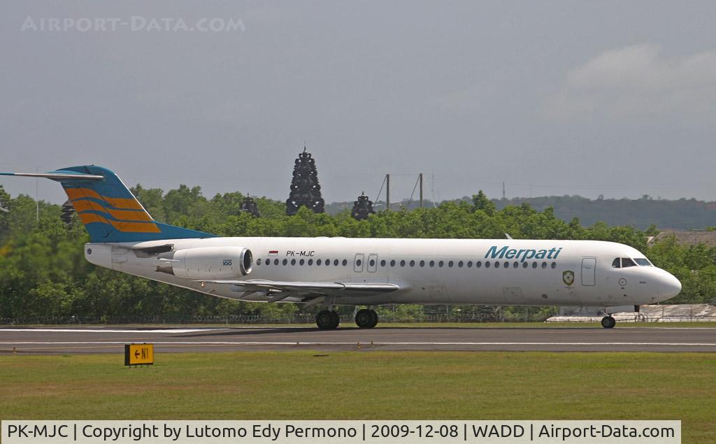 PK-MJC, 1993 Fokker 100 (F-28-0100) C/N 11463, Merpati Nusantara