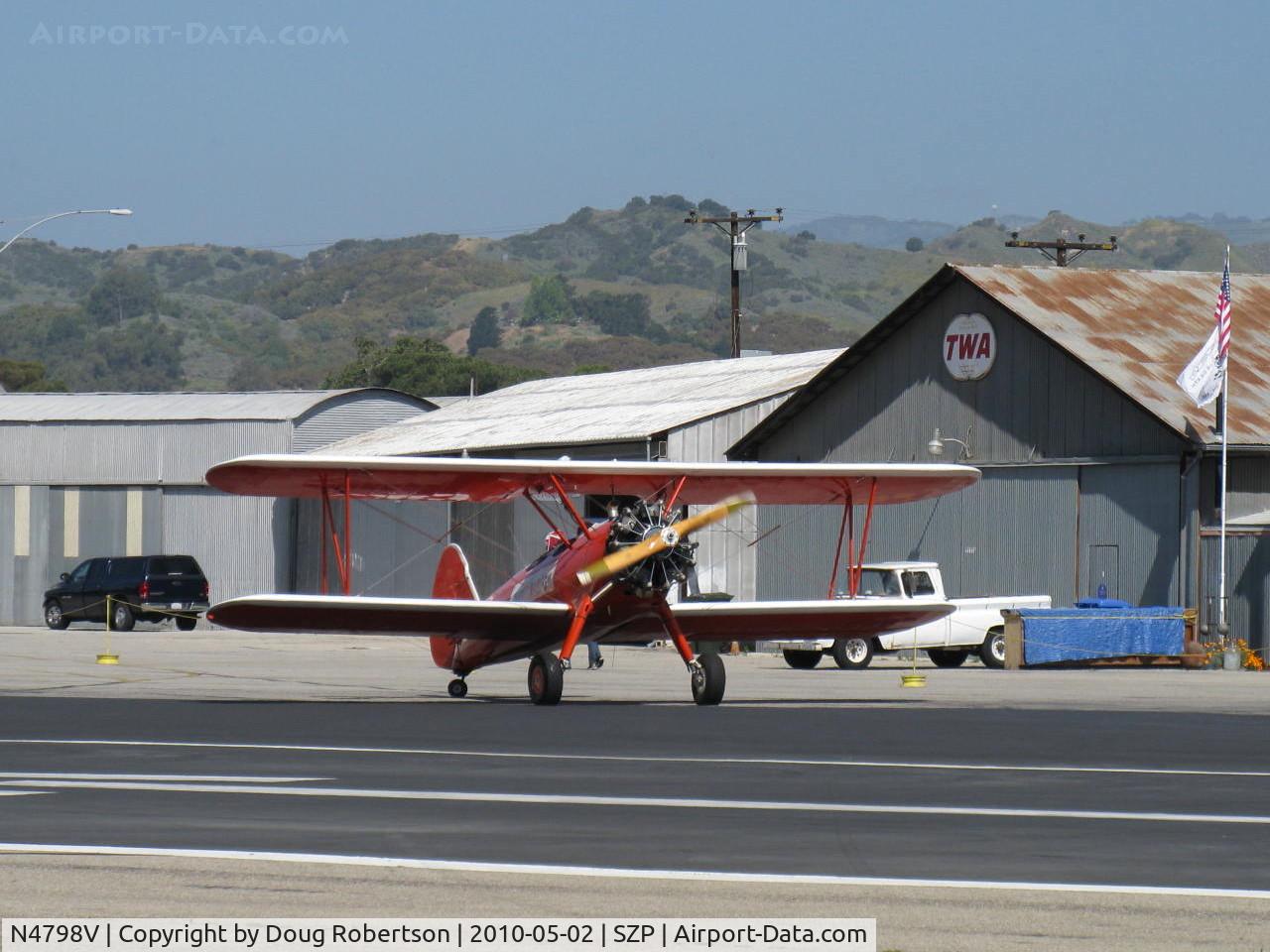 N4798V, 1943 Boeing E75 C/N 75-5086, 1943 Boeing Stearman E75, Jacobs R755B 275 Hp