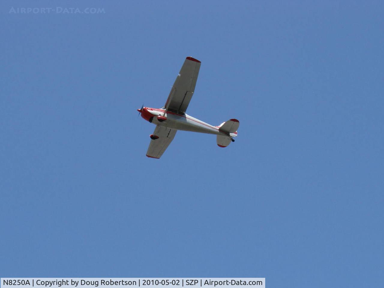 N8250A, 1952 Cessna 170B C/N 25102, 1952 Cessna 170B, Continental C-145-2 145 Hp, takeoff climb Rwy 22
