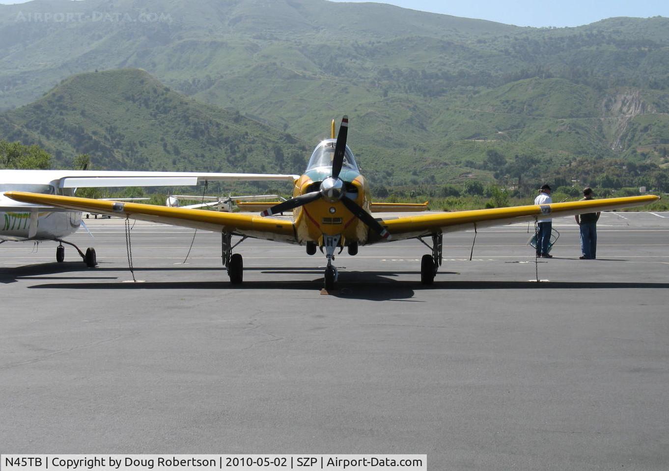 N45TB, 1956 Beech D-45 Mentor C/N BG-235, 1956 Beech D45 as T-34B MENTOR, Continental O-470-13 225 Hp, three-blade prop