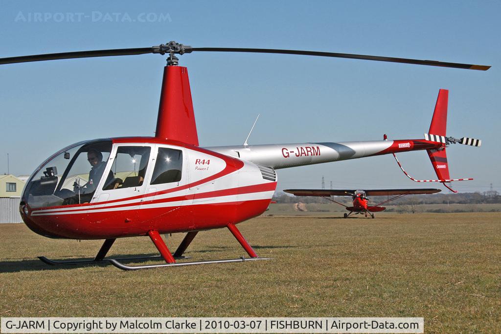 G-JARM, 2006 Robinson R44 Raven I C/N 1620, Robinson R44 Raven at Fishburn Airfield, UK in 2010.