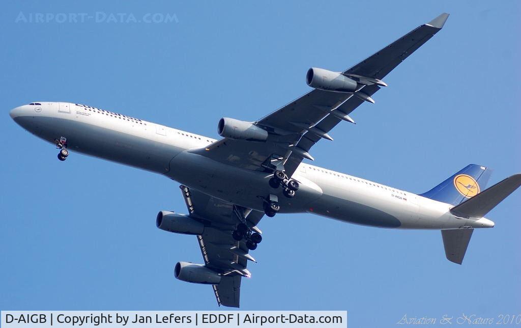 D-AIGB, 1993 Airbus A340-311 C/N 024, Lufthansa
