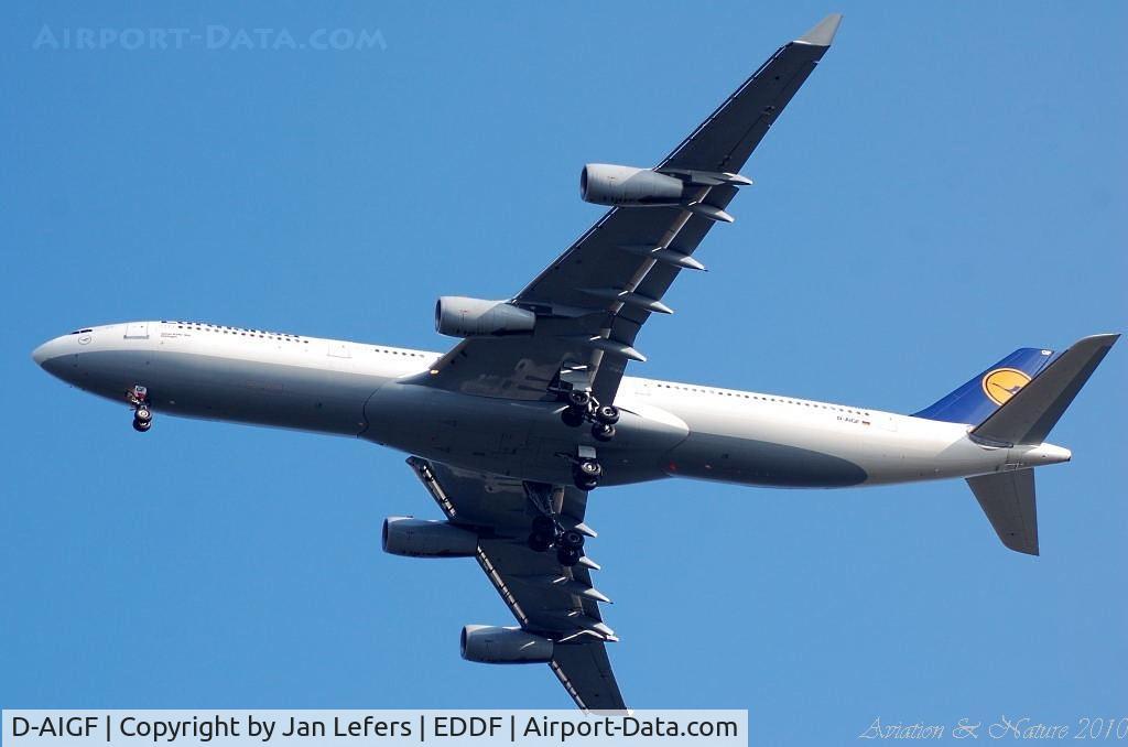 D-AIGF, 1994 Airbus A340-311 C/N 035, Lufthansa