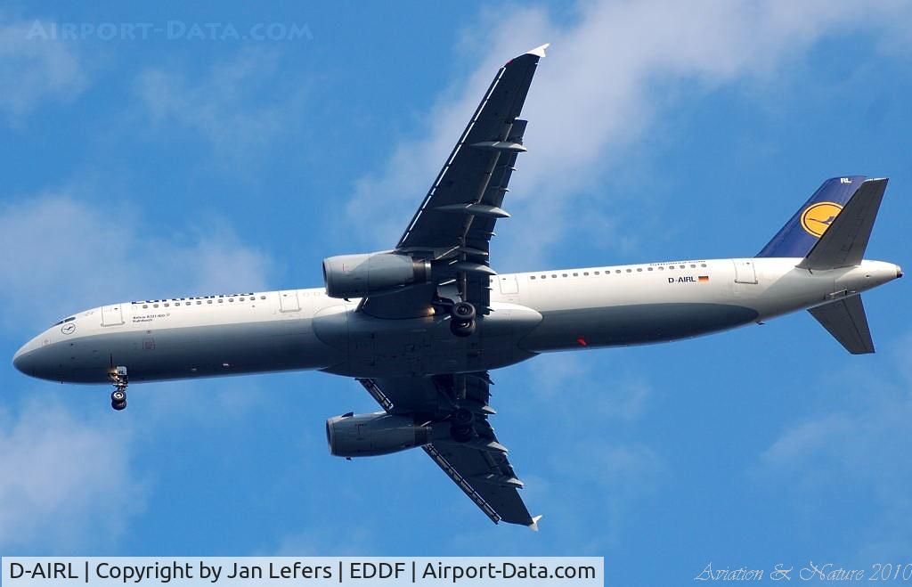 D-AIRL, 1994 Airbus A321-131 C/N 505, Lufthansa