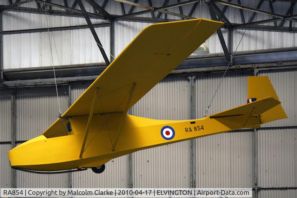 RA854, Slingsby T-7 Cadet TX1 C/N Not found RA854, Slingsby T-7 Cadet TX1 at the Yorkshire Air Museum, Elvington in 2010.