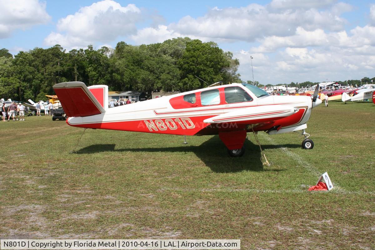 N801D, 1956 Beech G35 Bonanza Bonanza C/N D-4660, Beech G35