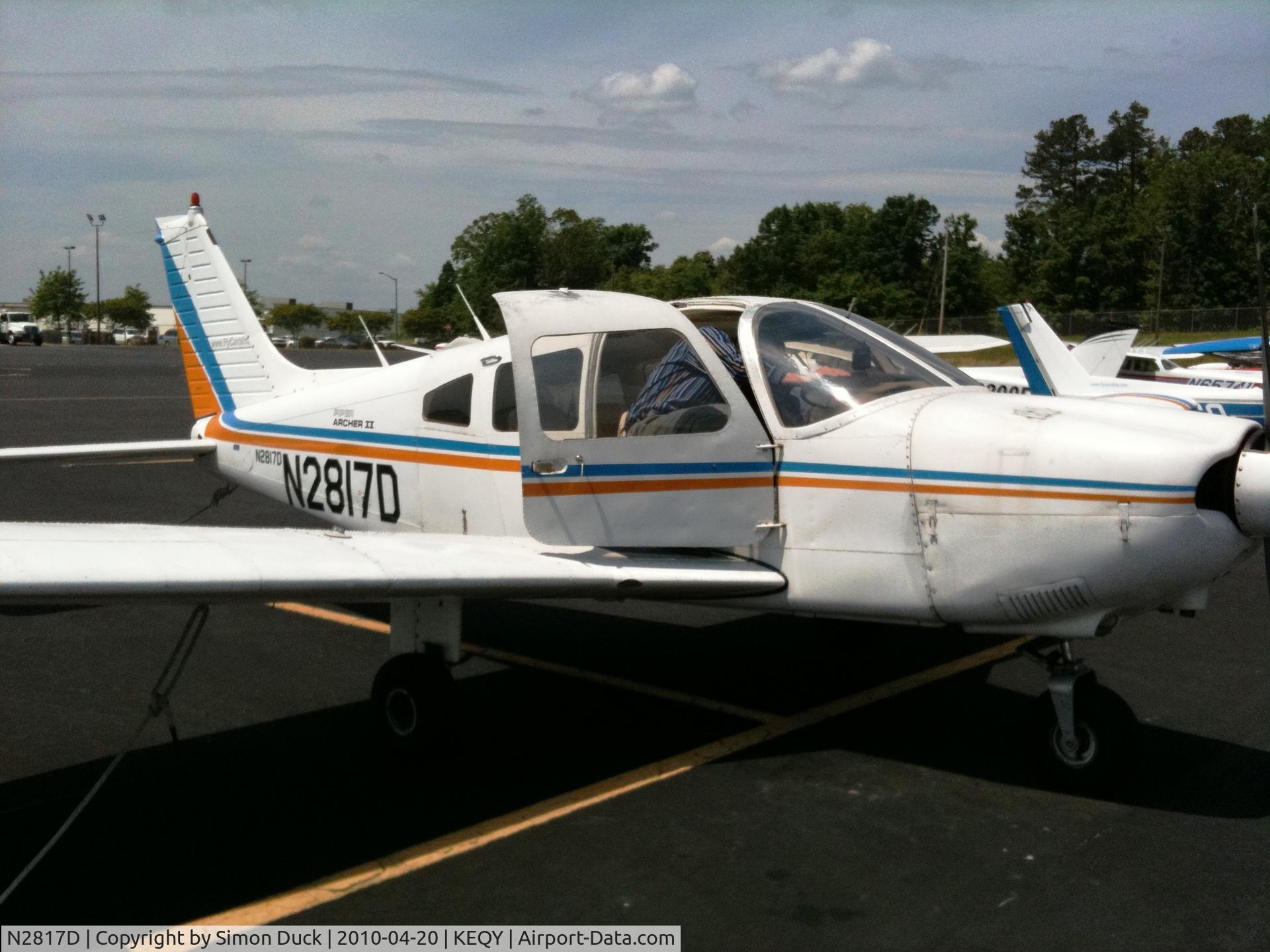 N2817D, 1979 Piper PA-28-181 C/N 28-7990455, Parked outside FlyCarolina