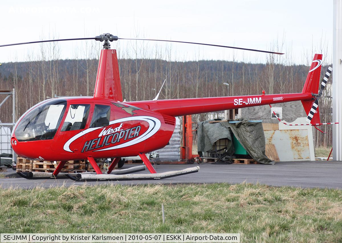 SE-JMM, 2000 Robinson R44 C/N 0868, Parked outside Borgströms hangar.