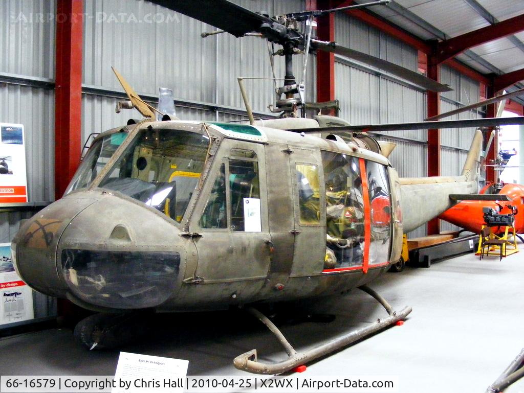 66-16579, 1967 Bell UH-1H Iroquois C/N 8773, at The Helicopter Museum, Weston-super-Mare