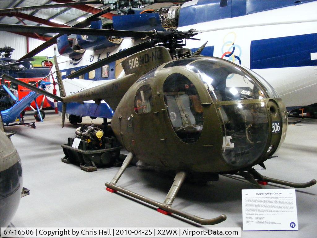 67-16506, 1963 Hughes OH-6A Cayuse C/N 0891, at The Helicopter Museum, Weston-super-Mare