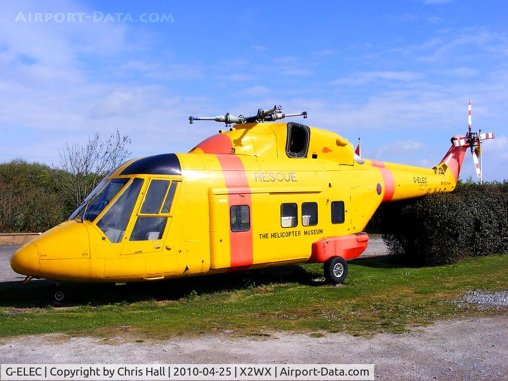 G-ELEC, 1983 Westland WG-30-200 C/N 007, at The Helicopter Museum, Weston-super-Mare
