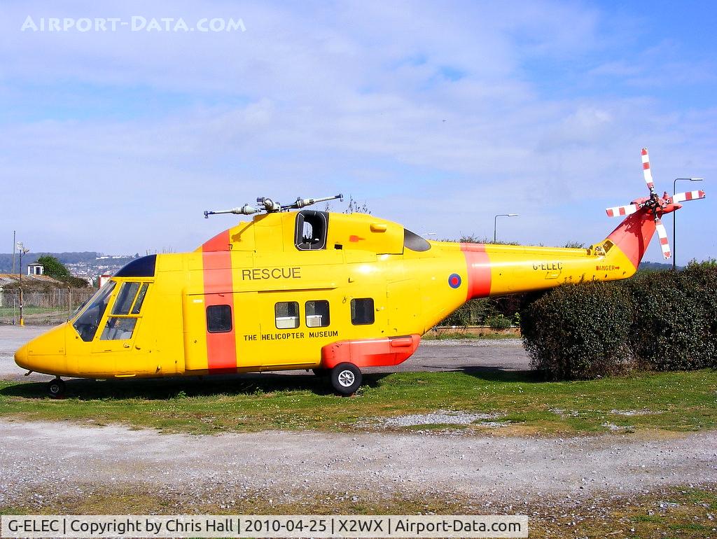 G-ELEC, 1983 Westland WG-30-200 C/N 007, at The Helicopter Museum, Weston-super-Mare