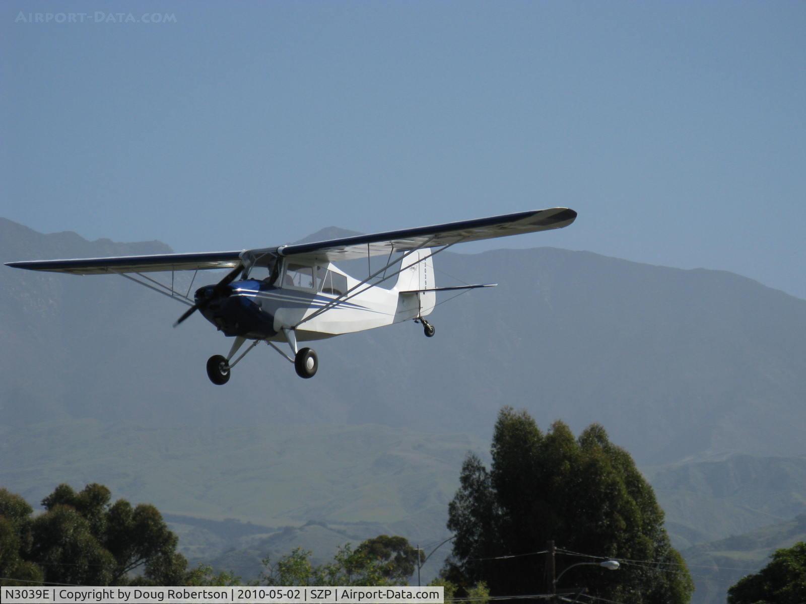 N3039E, 1946 Aeronca 7AC Champion C/N 7AC-6625, 1946 Aeronca 7AC CHAMPION, Continental O-200 100 Hp upgrade by STC, on final Rwy 22