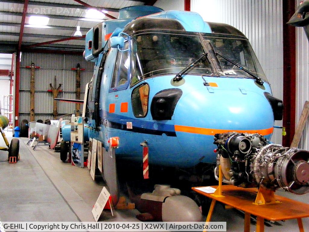 G-EHIL, 1987 AgustaWestland EH-101 C/N 50003/PP3, at The Helicopter Museum, Weston-super-Mare