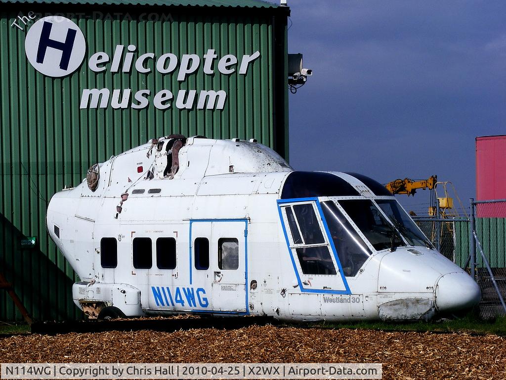 N114WG, 1984 Westland 30 SRs.100-60 C/N 014, at The Helicopter Museum, Weston-super-Mare