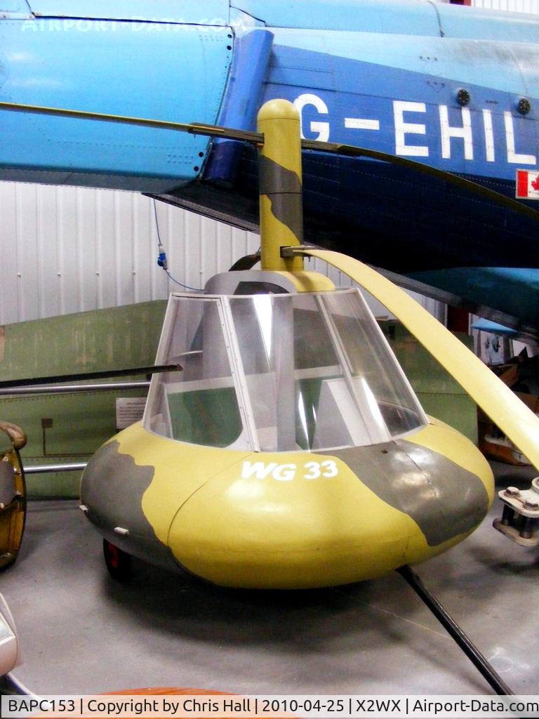 BAPC153, 1977 Westland WG-33 C/N BAPC.153, WG33 at The Helicopter Museum, Weston-super-Mare