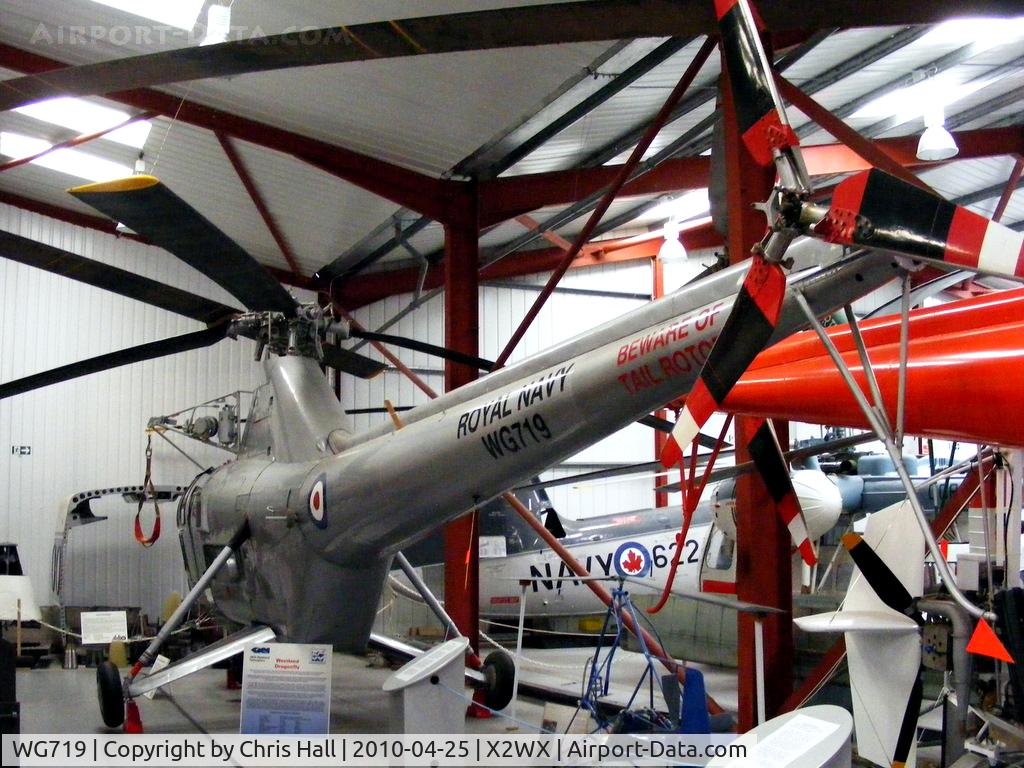 WG719, 1952 Westland Dragonfly HR.5 C/N WA/H/50, at The Helicopter Museum, Weston-super-Mare