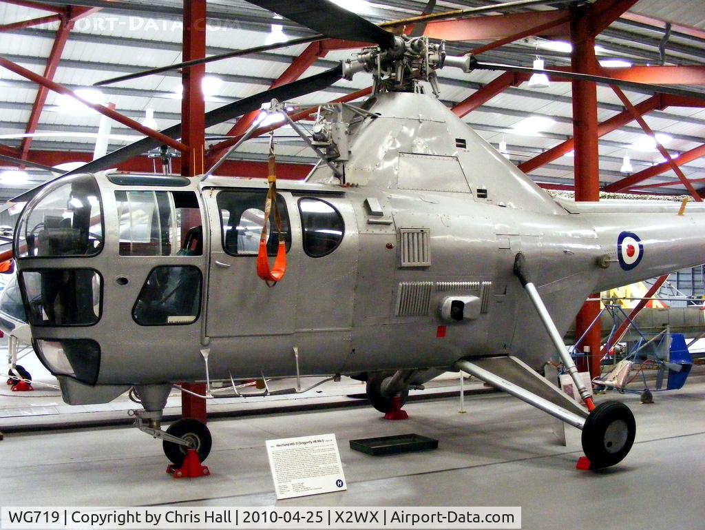 WG719, 1952 Westland Dragonfly HR.5 C/N WA/H/50, at The Helicopter Museum, Weston-super-Mare