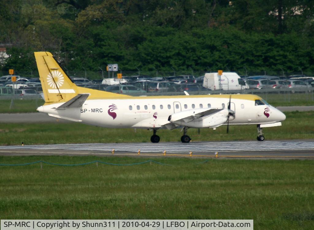SP-MRC, 1989 Saab 340A C/N 340A-143, Lining up rwy 14L for departure...